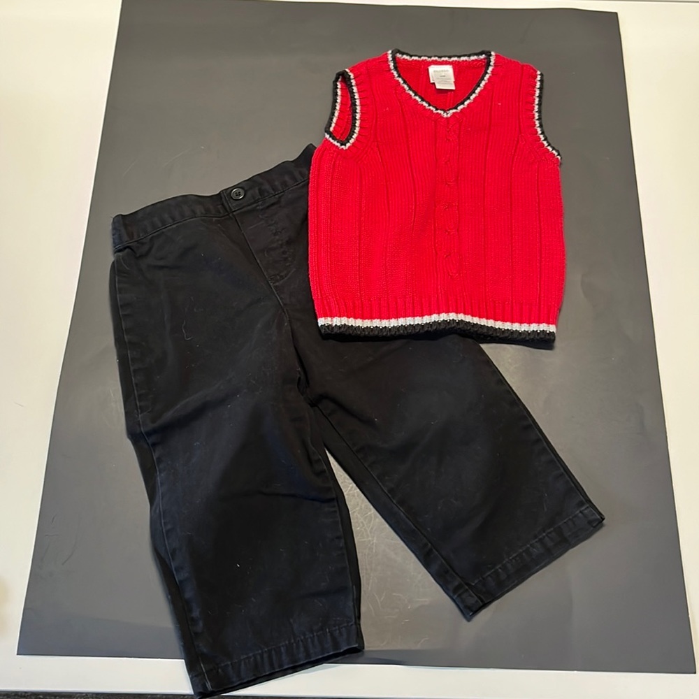 George Toddler Sweater Vest and Pants